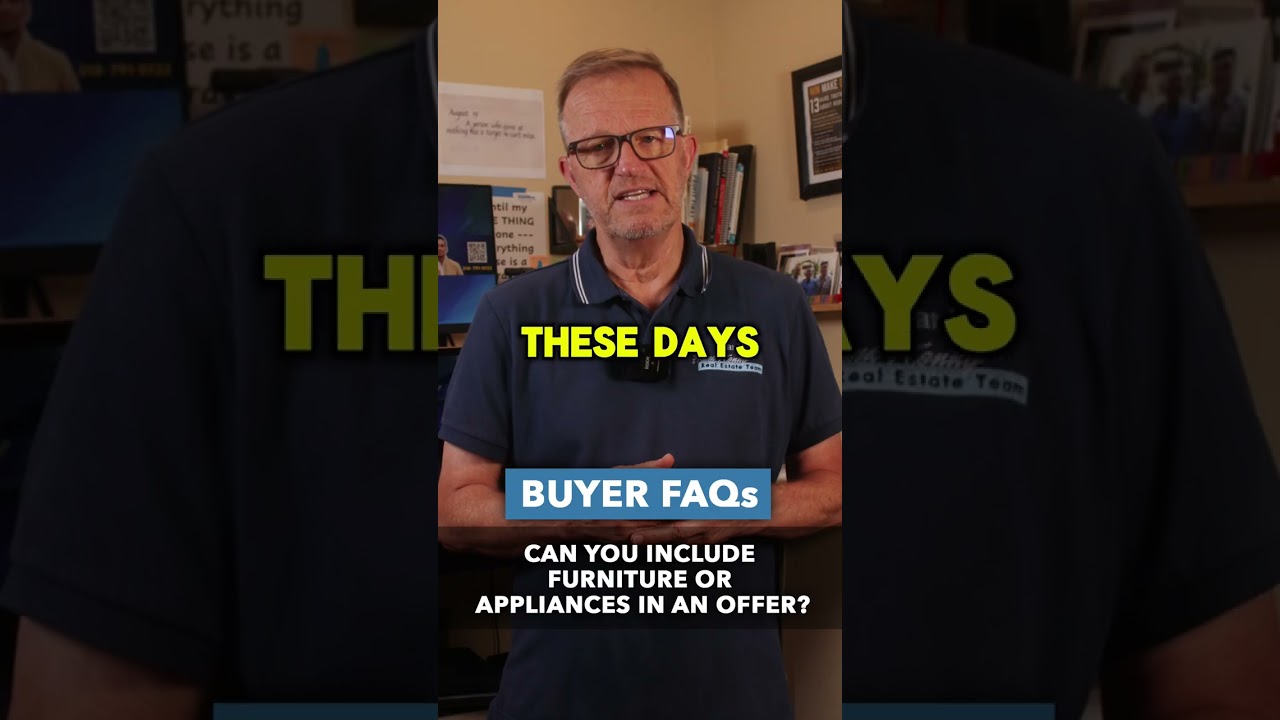 Can you include furniture or appliances in an offer?