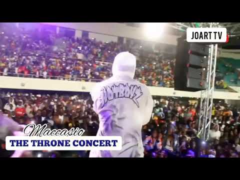 Maccasio #TheThroneConcert @Aliu Mahama Sports Stadium