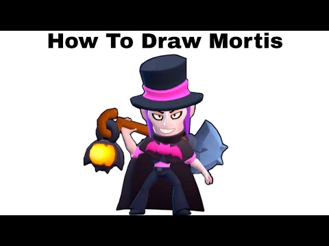 How To Draw Mortis Brawler - Brawl Stars Step by Step