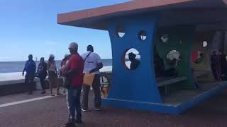 De meiden naar Willemstad Curacao