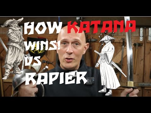How a Katana Swordsman destroys a Rapier Swordsman!