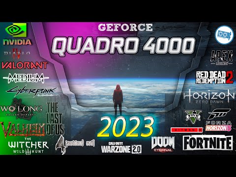 *NVIDIA Quadro 4000 in 15 GAMES  |  2023-2024