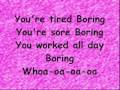 PINK - Boring (Lyr!cs) 