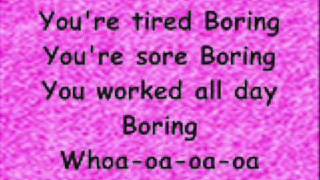 PINK - Boring (Lyr!cs)