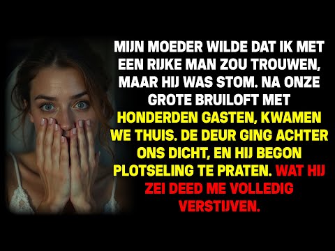 De stomme miljonair die ik trouwde sprak toen we na bruiloft alleen waren.