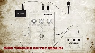 Video thumbnail for Eventide MixingLink - Sing Through Your Guitar Stompboxes! by Training Snacks