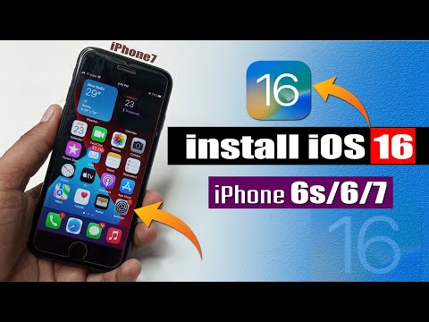 How to Update iOS 16 on iPhone 6s 7 How to install iOS 16 on iphone 7 how to update ios 16  iphone 7