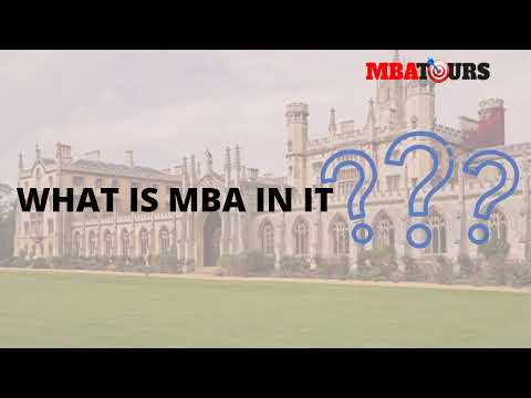 MBA in Information Technology | #mbacourse #mbait #mbaitdetails