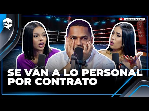 CARO BRITO Y VITALY SÁNCHEZ SE VAN A LO PERSONAL POR CONTRATO EN ALOFOKE