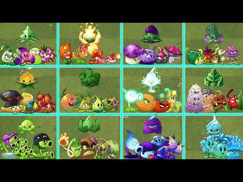 Random 12 Team 4 Plants & Mint Battlez - Who Will Win? - PvZ 2 Team Plant Vs Team Plant
