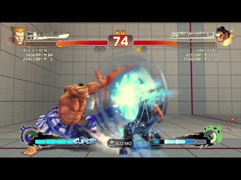 SSFIVAE:  Guile (ACE E I RI N) vs. E.Honda (IAMCHOBO)  HD