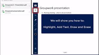 Annotating a PDF File  in Canvas for students: iOS