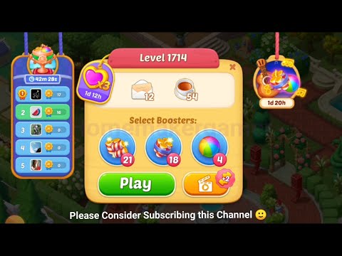 Matchington Mansion Level1714, Level1715 & Level 1716(Hard Level) - iOS/Android