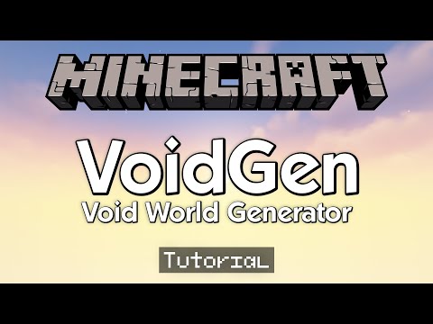 KasaiSora - How To Create Void/Empty World In Minecraft (VoidGen Tutorial)