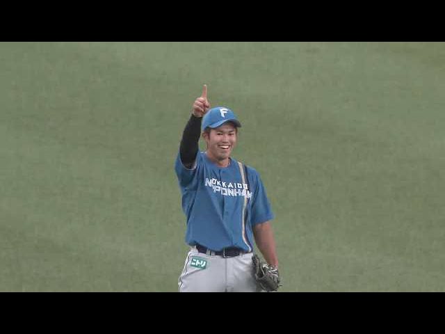 【4回裏】追加点を防ぐ好プレー!! ファイターズ・今川優馬 本塁生還を阻止!! 2022年4月1日 オリックス・バファローズ 対 北海道日本ハムファイターズ