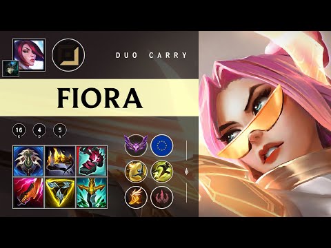 Fiora ADC vs Ezreal - EUW Master Patch 25.23