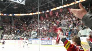 Třinec - Sparta : nájezd Radima matuše Třinec - Sparta : nájezd Radima matuše