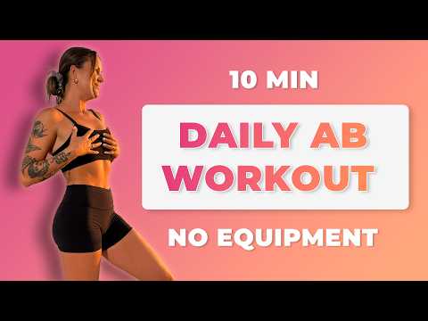 10 Minute Daily Ab Workout // No Equipment // Intense Core Blast
