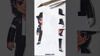 Michael Jackson Smooth Criminal line connect paper puzzle craft game#michaeljack