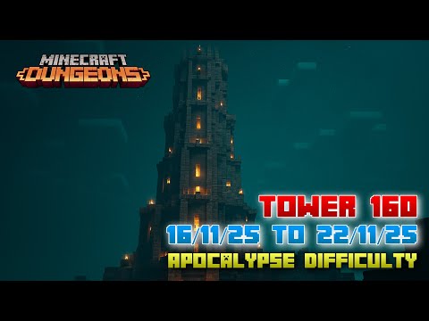 The Tower 160 [Apocalypse] Full Climb, Guide & Strategy, Minecraft Dungeons Fauna Faire