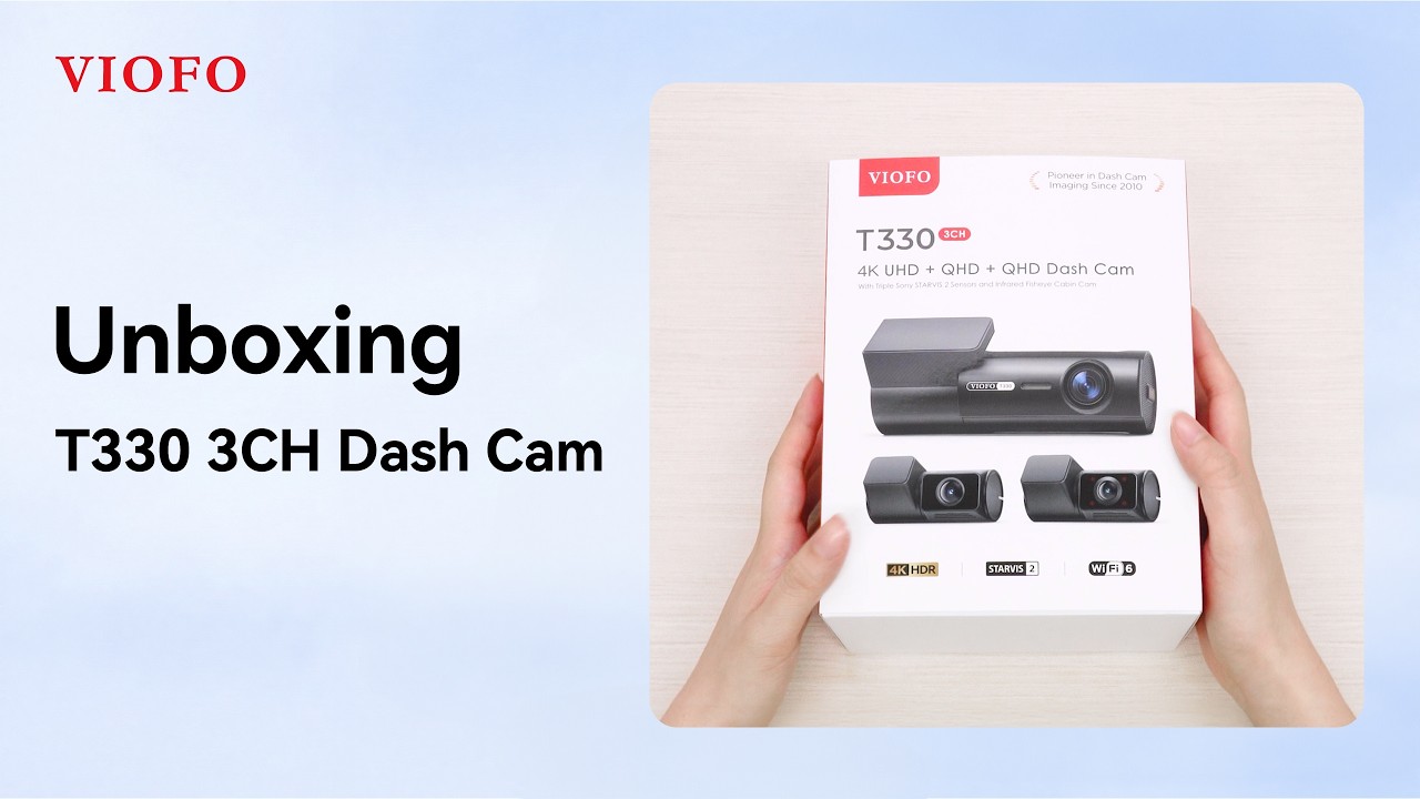 Unboxing T330 3CH Dash Cam