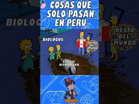 Cosas que solo pasan en Peru 😆😆 @paponytgaa #memes #parodia #humor #simpsons