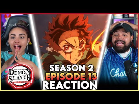 LET'S GO TANJIRO 🔥 | Demon Slayer Season 2 Episode 13 Reaction