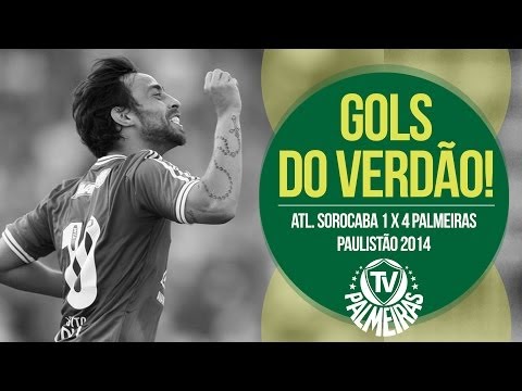 Confira os gols de Atlético Sorocaba 1 x 4 Palmeiras - Campeonato Paulista 2014