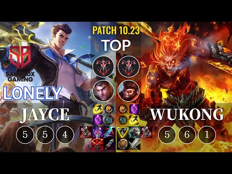 SB Lonely Jayce vs Wukong Top - KR Patch 10.23