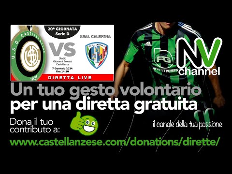 LIVE | Castellanzese - Real Calepina  |  20ª Giornata  |  Stagione 2023/2024