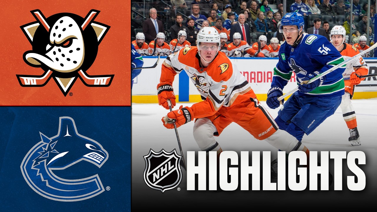 Ducks vs. Canucks | NHL Highlights | March 24, 2026