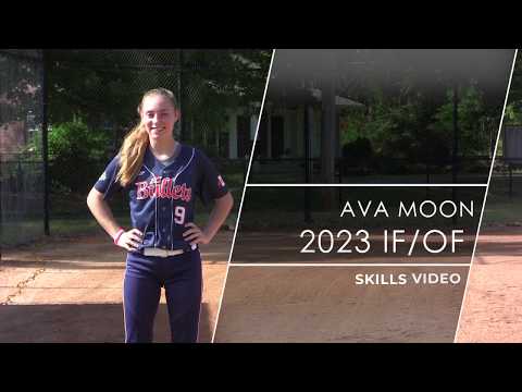 Ava Moon's Softball Skills Video