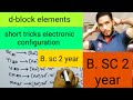 Electronic configuration of d-block elements and introduction