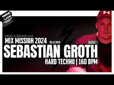 Sebastian Groth | Sunshine Live Mix Mission 2024 | DJ Set | Hard Techno | Radio & Twitch Live Rec.