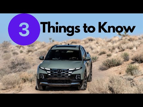 Three Things You Should Know about the 2022 Hyundai Santa Cruz