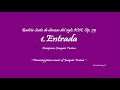 [piano solo] Bailete  Suite de danzas del siglo XIX, Op. 79　1. Entrada