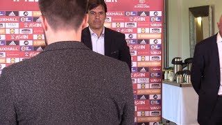 Download lagu Wales Manager Chris Coleman Holds Minute Silence During His Press Conference For Manchester Victims mp3 Download lagu Wales Manager Chris Coleman Holds Minute Silence During His Press Conference For Manchester Victims mp3
