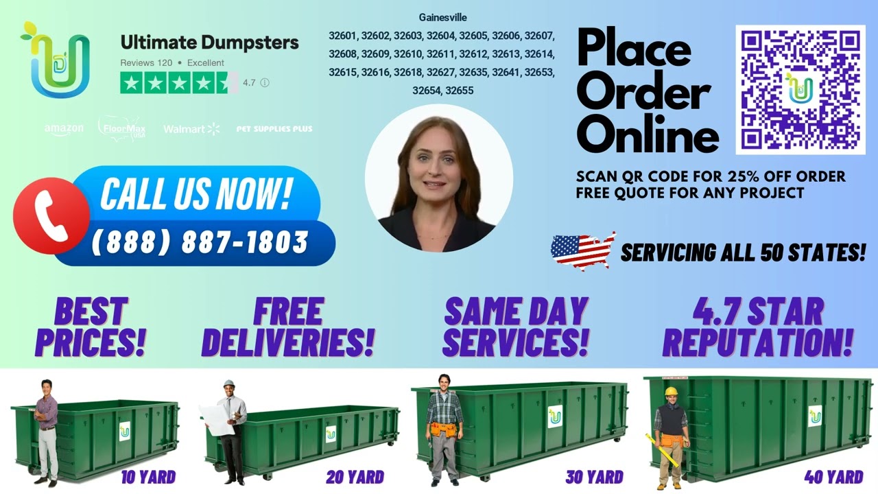 Dumpster Near Me Gainesville Florida - Cheapest Dumpster Rental