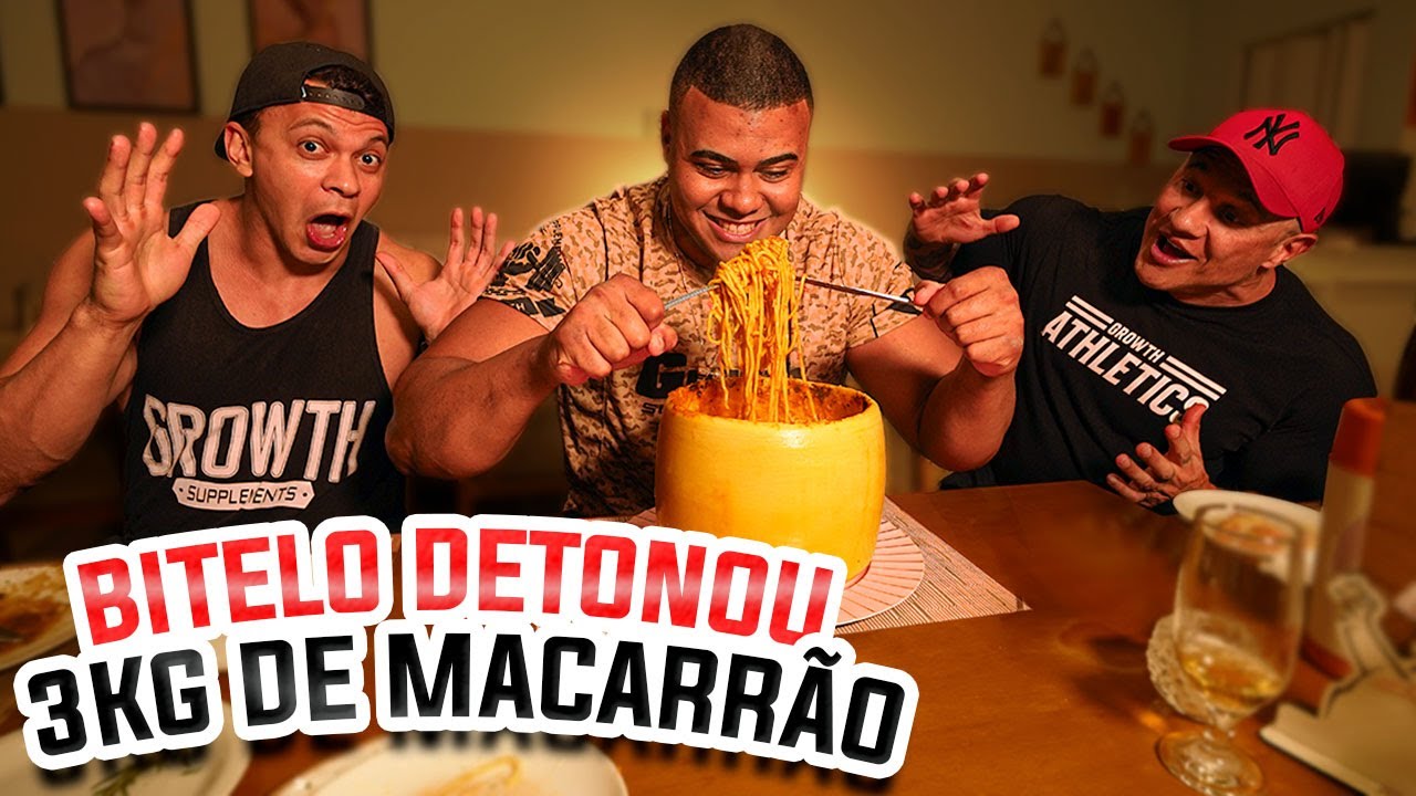 BITELO LEVOU A TROPA NO RODÍZIO DE MACARRÃO COM GIGA E COCIELO