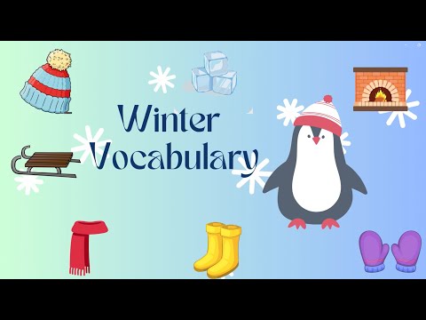Winter Vocabulary| Learn English for kids