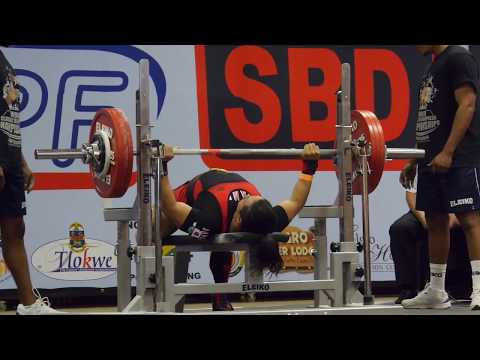 Yusuke Suzuki (JPN) 1.att.: 190 kg - 2016 IPF World Men's RAW Bench Press Championships