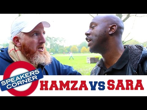 Hamza vs SaRa | Allah Racism & Ancestors | Speakers Corner