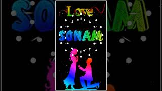 Sonam Name Love Status  Name status video  love na