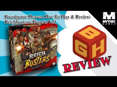 Boardgame Heaven How To Play & Review 146: Reichbusters: Projekt VRIL (Mythic Games)