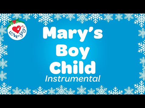 Mary's Boy Child Karaoke 🎄 Instrumental Christmas Song with SING ALONG Words 🎅 2022