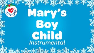 Mary&#39;s Boy Child Karaoke 🎄 Instrumental Christmas Song with SING ALONG Words 🎅 2022