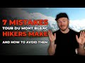 AVOID THESE MISTAKES Hiking The TMB Backpacking Tips Beginner Mistakes Tour Du Mont Blanc