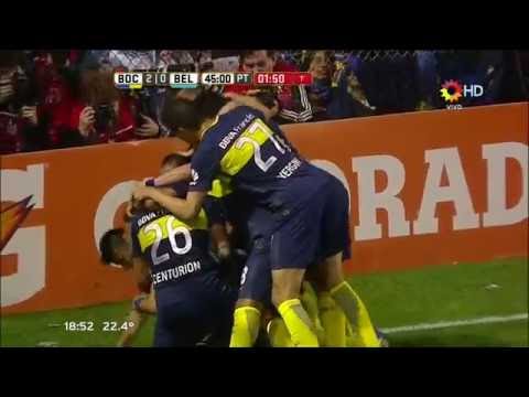 Gol de Pavón (2-0) / Boca Juniors 3-0 Belgrano - Fecha 2 Torneo Argentino 2016/17