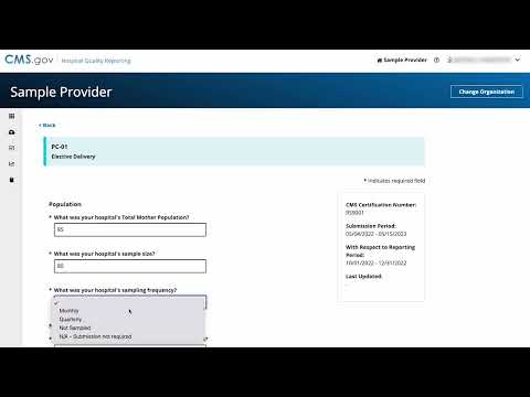 Submitting web-based measure data using the data form