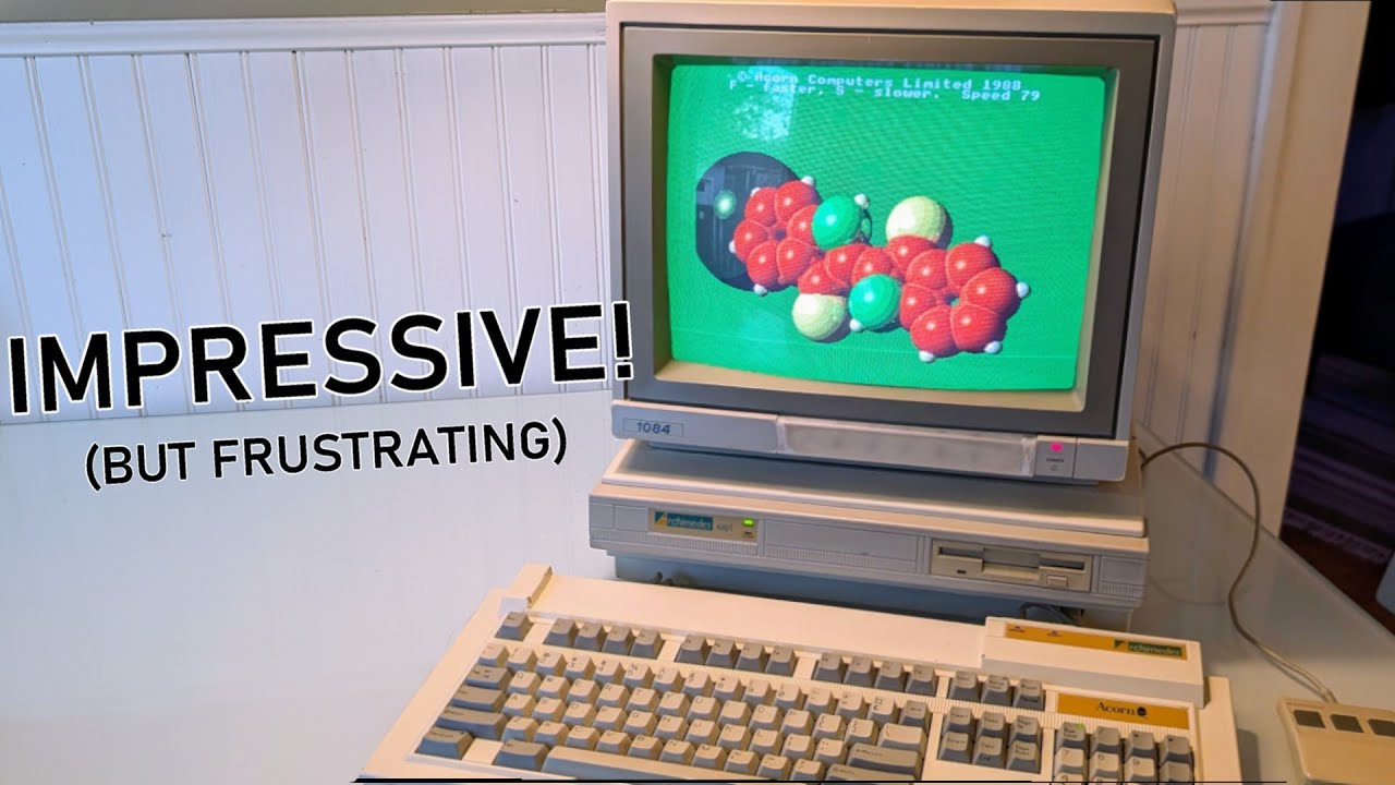 I'm learning how to run software on the Acorn Archimedes (Plus 120V conversion)